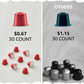 Cellini Caffè Aluminum Nespresso Pods, 4 Italian Flavors, 120 Count, Compatible with Nespresso Original Machine