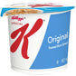 Kellogg s Special K, Breakfast Cereal in a Cup, Original, Bulk Size, 12 Count (Pack of 2, 7.5 oz Trays)