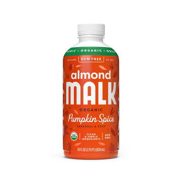 MALK Organic Pumpkin Spice Almond Milk - 28 fl oz - Non GMO - Clean, Simple Ingredients