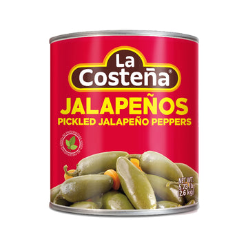 La Costea Whole Jalapeno Peppers - Pickled Jalapenos - Jalapeno Pepper - Hot Peppers for Mexican Food, Guacamole, Spicy Nacho & 
