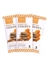 Chuao Chocolatier Pumpkin Spice Smores Gourmet Milk Chocolate Bars | No Preservatives | For Gift Baskets, Birthday, Care Package | 3 Pack