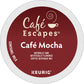 Caf   Escapes Caf   Mocha Coffee Beverage, Single-Serve K-Cup Pods, 60 Count