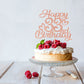 Unoggsor Rose Gold Glitter Happy 33Rd Birthday Cake Topper - Hello 33, Cheers To 33 Years, 33 And Fabulous, 33Rd Birthday/Annive