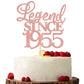 Rsstarxi Glitter Cake Topper, Seventy Cheers to 70 Years, Rose Gold, Model XM310-1953, Perfect for 70th Birthday and Anniversary Celebrations