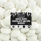 Super White Chocolate Melting Wafers 16oz (1 lb) by RUS Candy Company Perfect for Dipping  Coating  Baking  Molding & More