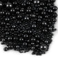 Cobakey Halloween Black Sprinkles, Edible Sugar Pearls, 3.5 Ounces, Perfect for Cake Decorating, Cupcakes, Cookies, and Ice Cream Toppings