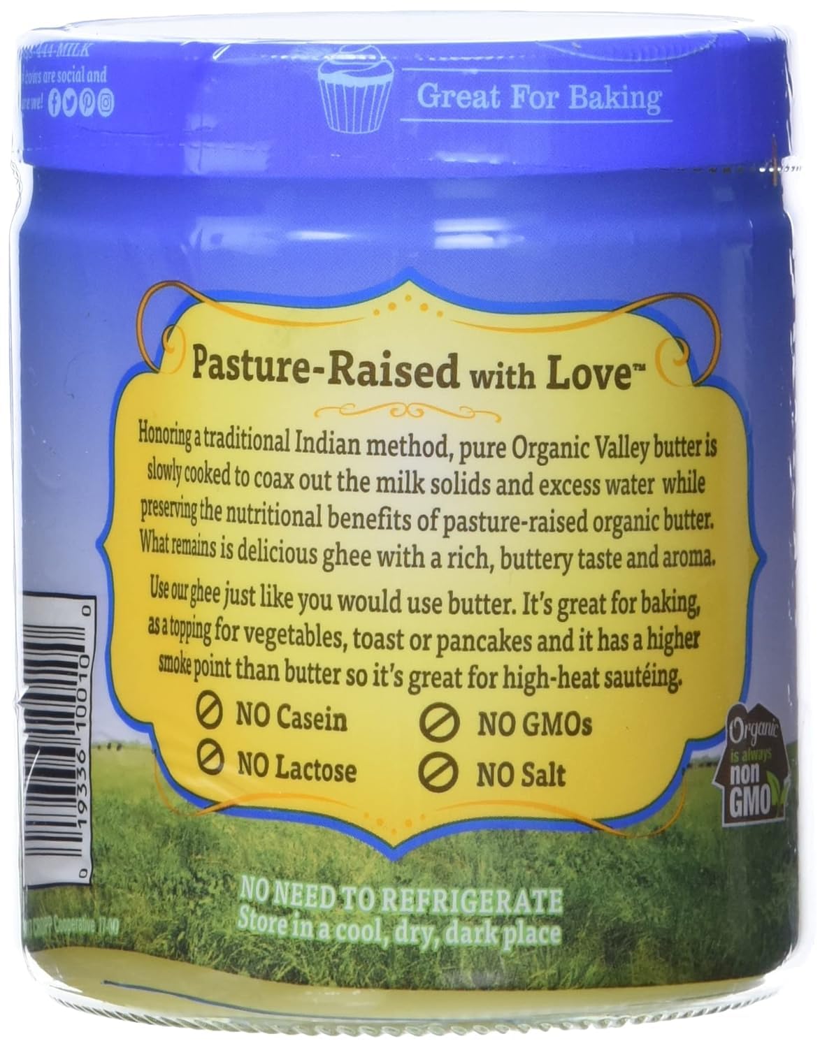 Purity Farms Organic Clarified Butter Ghee, 13 Ounce -- 3 per case.