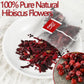 ULTHMOK Premium Hibiscus Tea Bags - 100% Pure Dried Hibiscus Flower, Caffeine Free, 100 Count