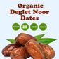 Food to Live Organic Deglet Noor Dates, 8 Ounces - Pitted, Non-GMO, Soft & Juicy, Unsulfured, Raw, Dried Fruit, No Sugar Added,