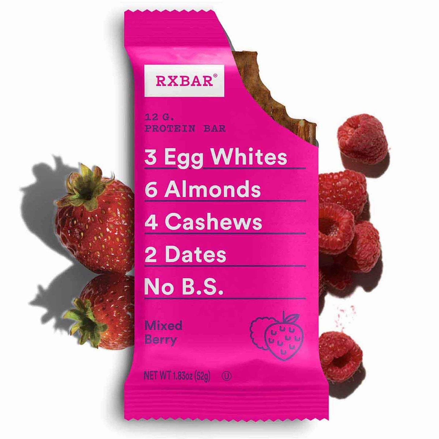 RXBAR Protein Bars, 12g Protein, Gluten Free Snacks, Variety Pack (28 Bars)