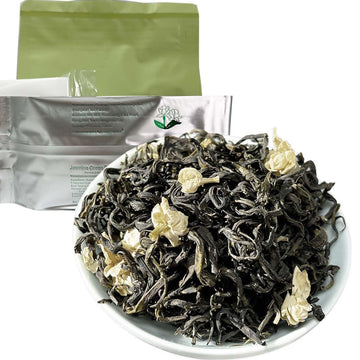 Jasmine Tea 2.1 oz, Green Tea Loose Leaf, Premium Jasmine Tea with Pleasant Aroma - 60 g