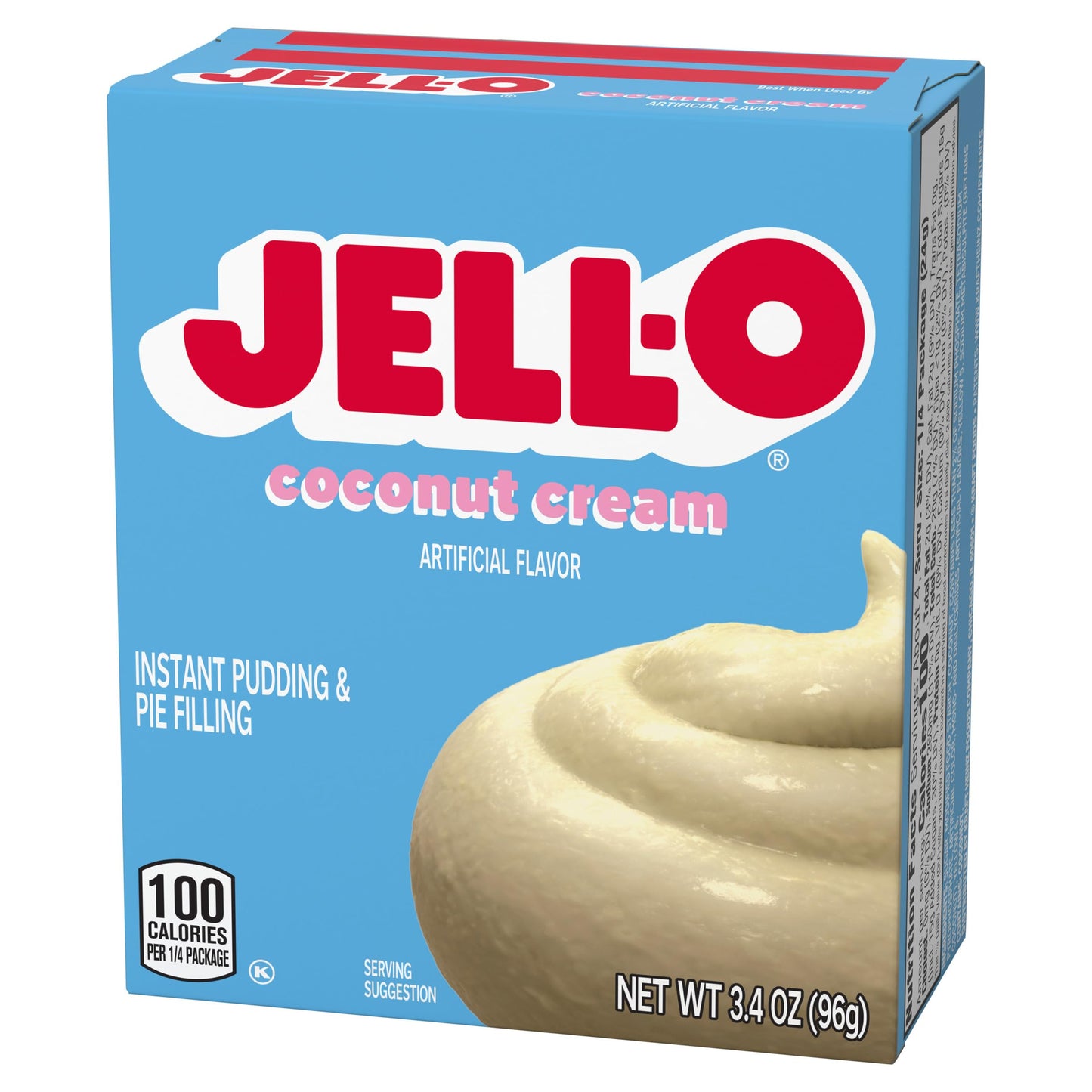 Jell-O Coconut Cream Instant Pudding & Pie Filling 34 Oz (96G) (3-Pack)