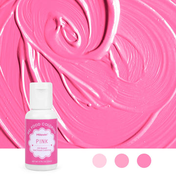 2 Colors Oil Based Food Coloring For Chocolate, Candy Pink Coloring, Red Food Coloring For Cake Decorating, Sugar, Candy Melts,