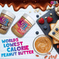 Professor Nutz Organic Peanut Butter, Low Calorie, Natural Fiber, 12.41 Ounce, Caramel Kiss