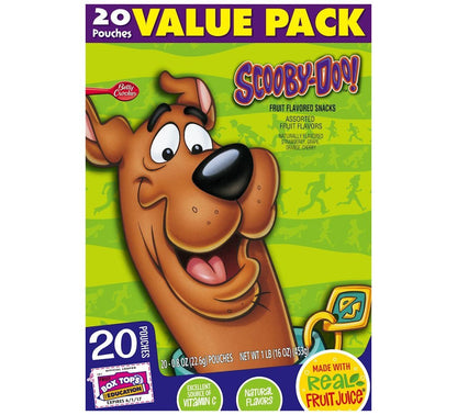 Betty Crocker Scooby Doo Fruit Shapes, 16 OZ (Pack of 6)