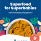 Amara Organic Baby Food - Stage 2 - Sweet Potato Raspberry - Baby Cereal To Mix With Breastmilk, Water - Baby Food Pouches Made