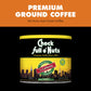 Chock Full o Nuts Half Caffeine Ground Coffee – Medium Roast, 24 Oz Can – Rich Flavor & Aroma