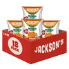 Jacksons Super Veggie Straws (Cheddar, 1 oz, Pack of 18) - Gluten Free, Vegan, Snacks for Kids & Adults - Made with Avocado Oil 