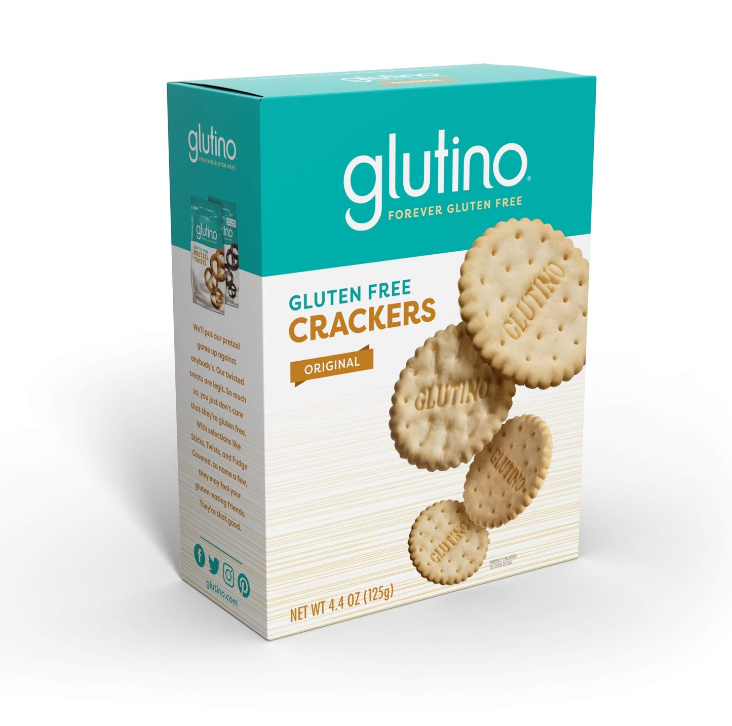 Glutino Gluten Free Snack  ers, Original, 4.4 oz, Premium Rounds
