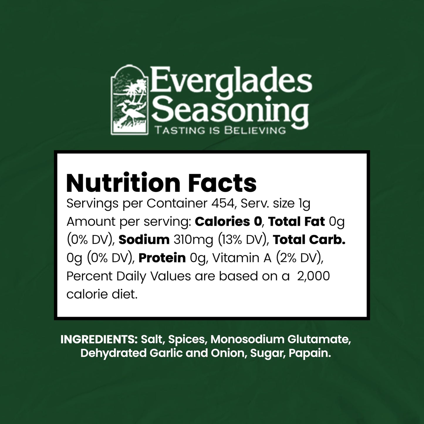 Everglades All Purpose Seasoning 16oz 2 Pack - Bold Southern Flavor Blend for Meats, Vegetables, Soups & More - Perfect for Cooking & Table Use