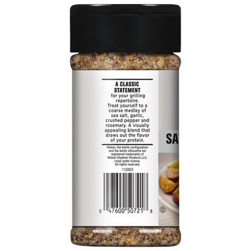 Weber Savory Steakhouse Seasoning, 6.1 Ounce Shaker