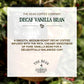 The Bean Organic Coffee Company Water Processed Decaf Vanilla Bean, Medium Roast, Whole Bean Coffee, 16-Ounce Bag