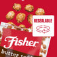 Fisher Snack Butter Toffee Peanuts, 5.5 Ounces (Pack of 6), No Artificial Colors or Flavors