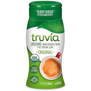 Truvia Organic Zero Calorie Liquid Stevia Sweetener Bottle Original Flavor 2.7 Fl. Oz.