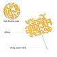 Twenty Seven Gold Glitter Cake Toppers 27 Years Old 27Th Birthday Anniversary Party Decorations Supplies