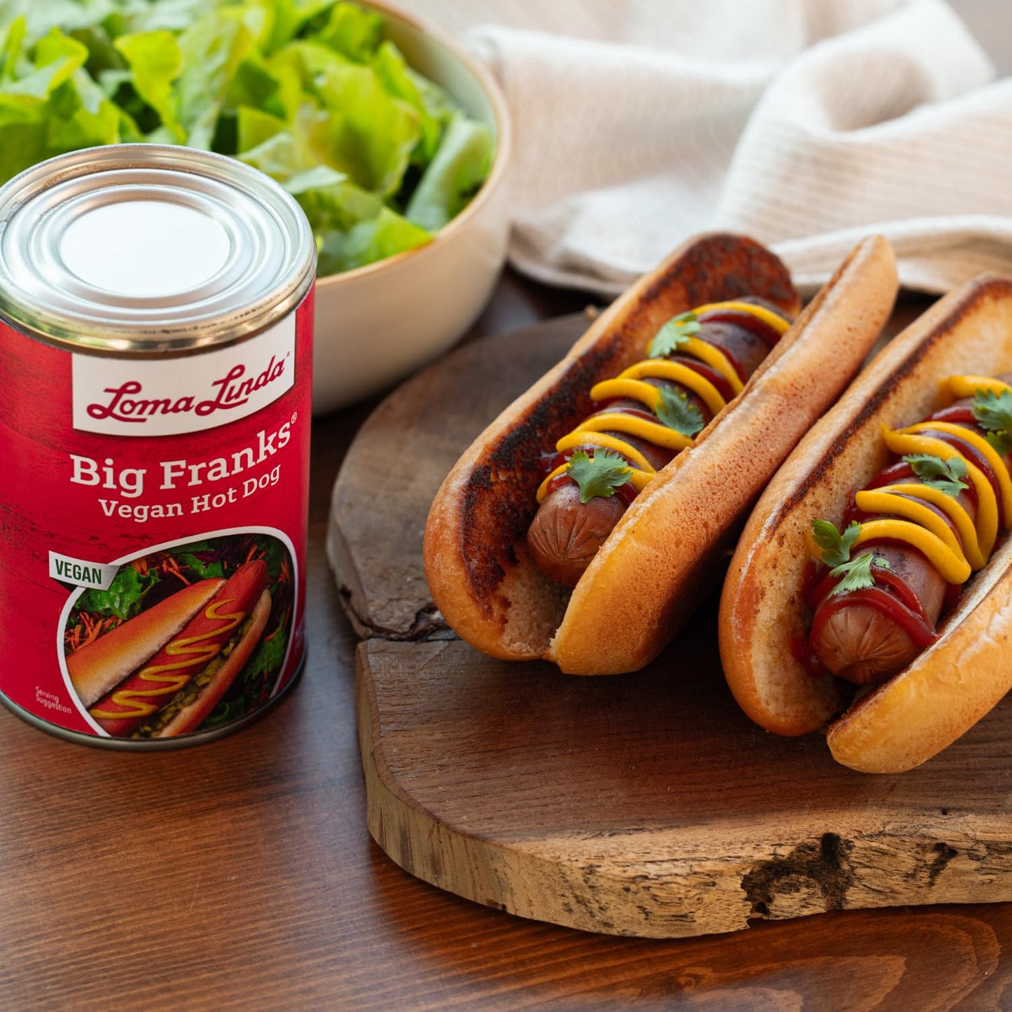 Loma Linda Big Franks Variety Pack - 15 Oz Cans (Pack Of 12) - Plant-Based, Protein-Packed Vegan Franks - Delicious Meatless Alternative For Grilling, Cooking, And More!