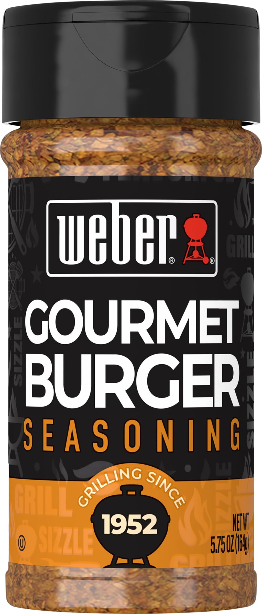 Weber Gourmet Burger Seasoning, 5.75 oz (Pack of 6)
