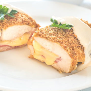Today Gourmet Foods Of Nc- Uncooked Homestyle Breaded Cordon Bleu Boneless Chicken Breasts 24-7Oz Portions