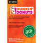 Dunkin Donuts Medium Roast Decaf Coffee, 64 K Cups for Keurig, 64 Count