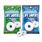 Sugar Free Lifesavers Mints - 2 Flavors - Life Savers Wint O Green and Pep O Mint - 2.75oz each | Packaged by Leathnu Foundry (P