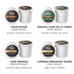 Peets Coffee Single Serve Pods Variety Pack - Luminosa, Café Domingo, Organic Alma De La Tierra, House Blend, 40 Count (4 Boxes of 10 Pods)