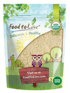 Food to Live Organic Black Maca Powder, 4 Pounds Raw Ground, Non-GMO, Kosher, Fine Flour, Bulk
