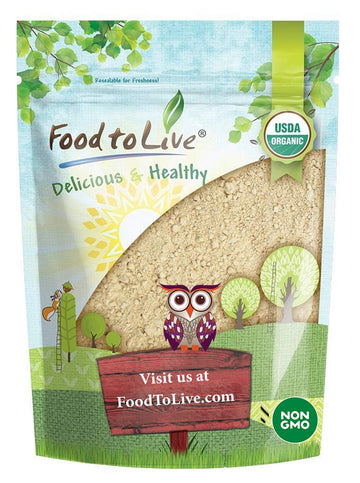 Food to Live Organic Black Maca Powder, 4 Pounds Raw Ground, Non-GMO, Kosher, Fine Flour, Bulk