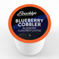 Brooklyn Beans Blueberry Cobbler Coffee Pods, Flavored Gourmet, 40 Count, Compatible with Keurig 2.0, Rich and Smooth Taste