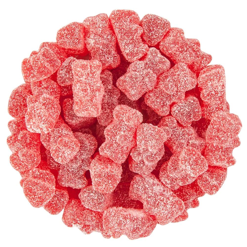 Ny Spice Shop Cherry Sour Gummy Bears Bulk - 8 Ounce Gummies Bears Candy - Sour Gummies Fruit Snacks - Chewy Super Candy - Flavor Gummy Candies - Gummi Bear Gift For All Occasions