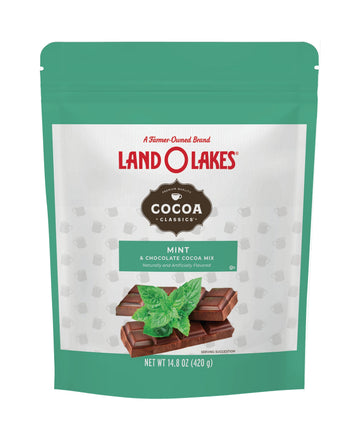 Land O Lakes Cocoa Classics Mint Cocoa Mix Pouch, 14.8 Ounce (Pack Of 1)