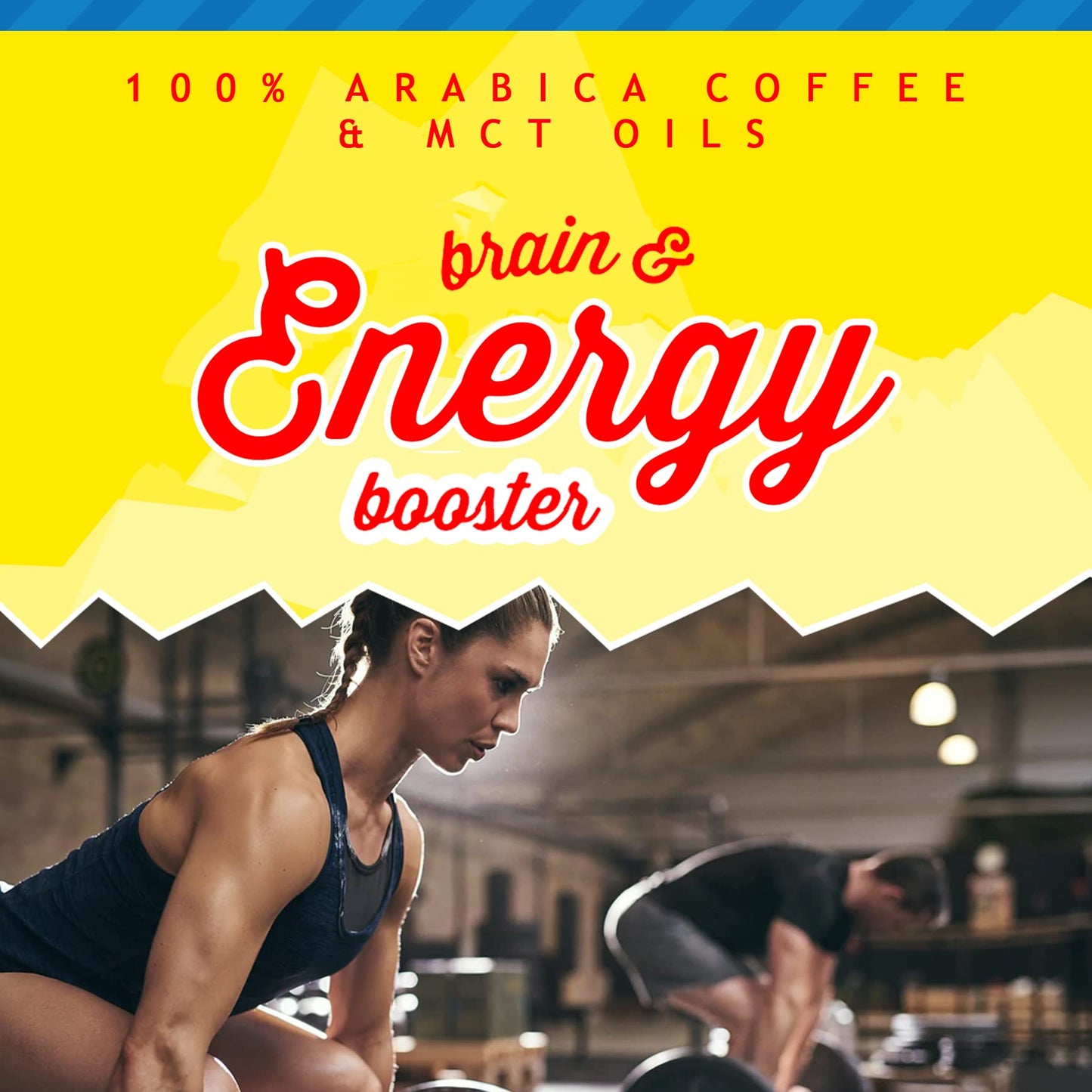 The Frozen Bean Caramel Macchiato Keto Instant Coffee Mix - 20 Single Serve Sticks, Low Sugar, MCT Oils, 0.53 Ounce