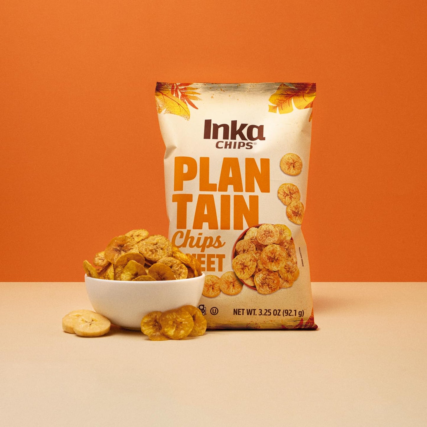 Inka Crops Inka Chips, Sweet Plantain Chips, 3.25 Ounce (Pack of 6)