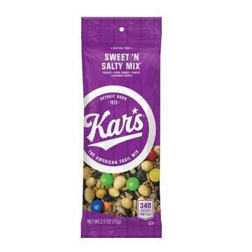 Kars Nuts Sweet N Salty Trail Mix - 2.5 Oz Individual Snack Packs, Bulk Pack Of 36 - Snacks For Adults And Kids