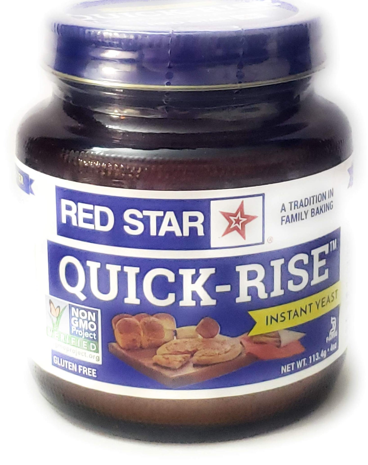 Red Star Quick Rise Yeast  For Use In Your Oven Or Bread Machine  2012 ChefS Best Taste Award  4 Oz Jar (Pack Of 2)