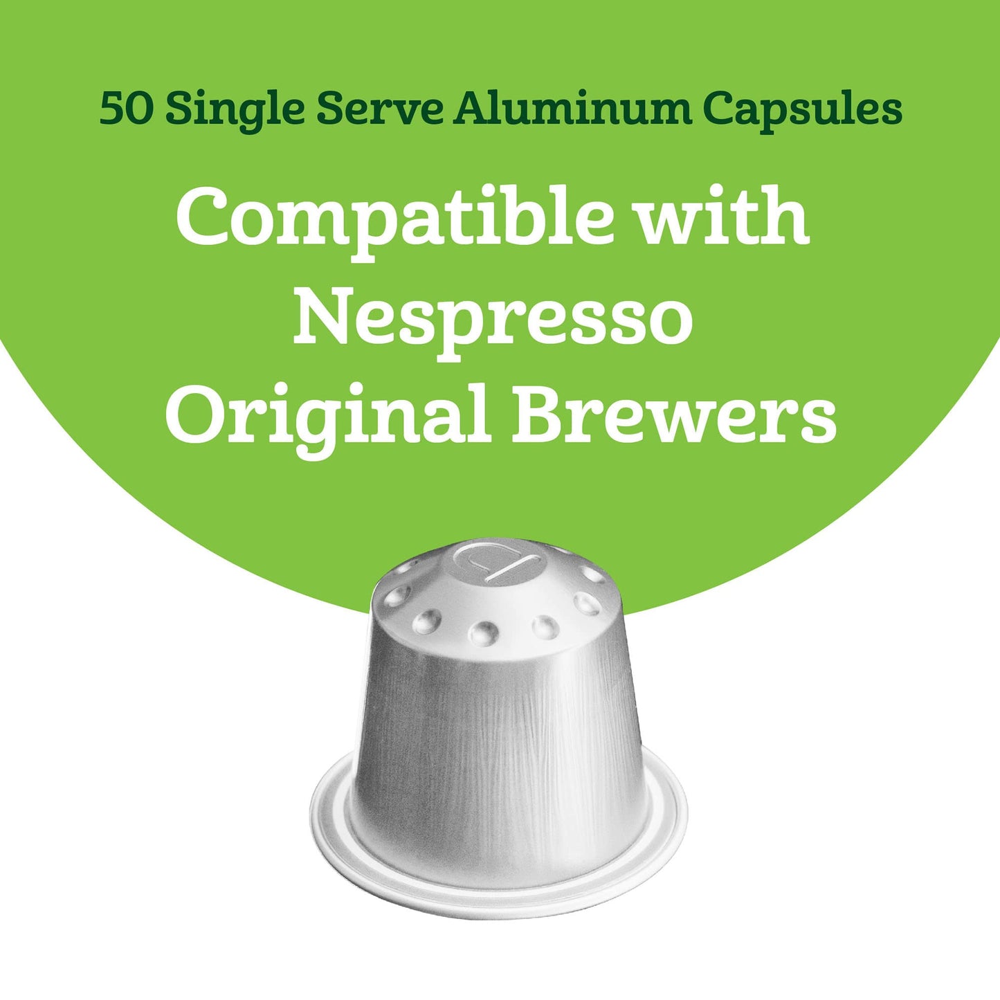 large online retailer Fresh Espresso Suave Medium Roast Aluminum Capsules  Compatible with Nespresso Original malt-inspired  Intensity 6/13  50 Count (5 Packs of 10)