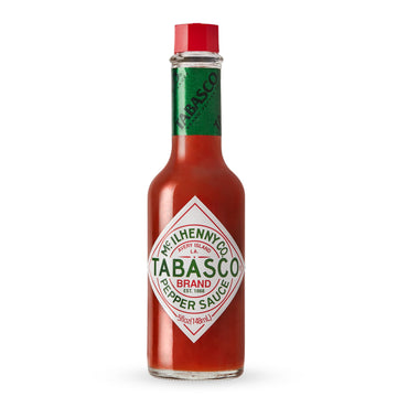 TABASCO Brand Original Red Pepper Hot Sauce, Medium Heat, Glass Bottle, Classic & Versatile Flavor, Three Simple Ingredients, Gr
