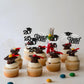 Gyufise 24Pcs 2025 Graduation Cupcake Toppers With Glitter Senior Class Of 2025 Cupcake Picks Senior 2025 Cupcake Decorations Fo