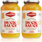 Haddar Sweet & Sour Duck Sauce, 40oz (2 Pack) Rich Tangy Texture, No MSG, Fat Free | Made From Apricots and/or Peaches | Perfect