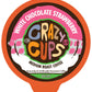 Crazy Cups Decaf Flavored Coffee Pods, White Chocolate Strawberry, Medium Roast, 22 Count, Single Serve for Keurig K-Cup Machines