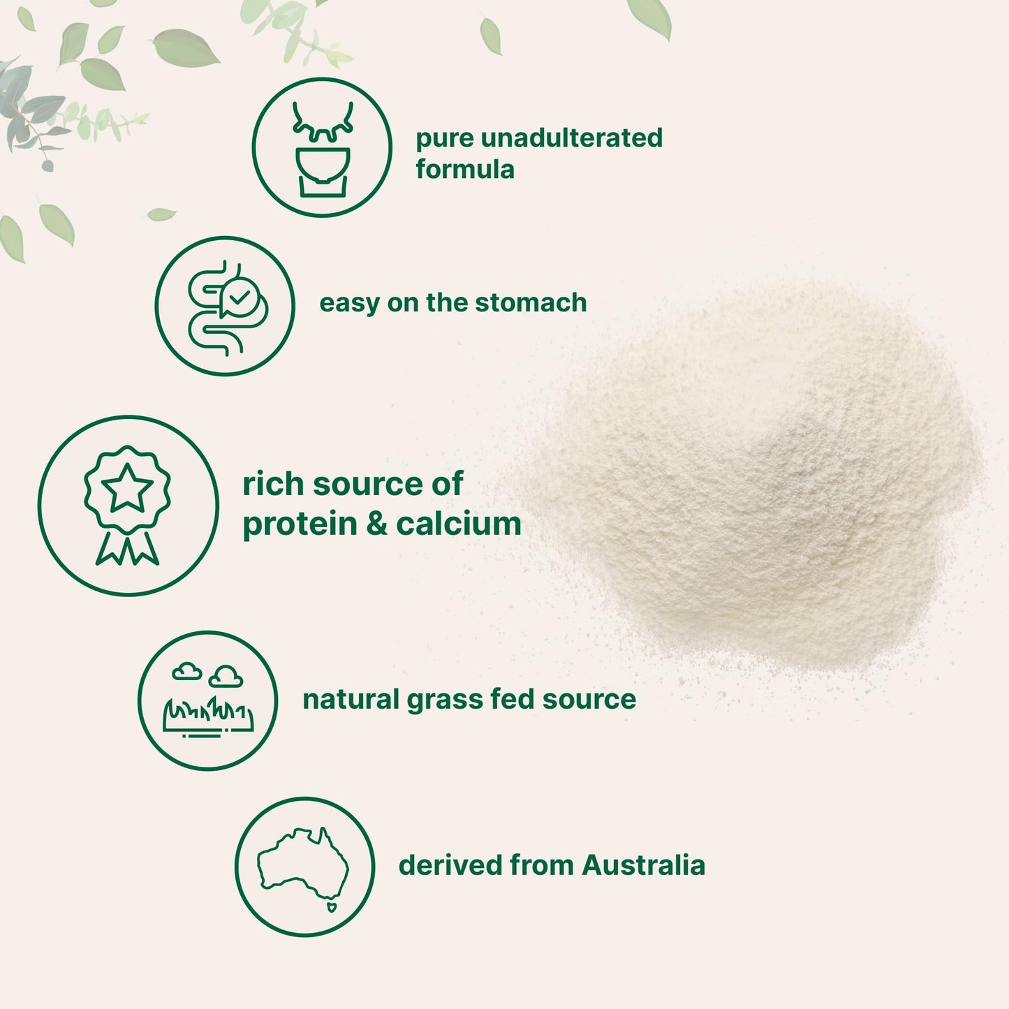Micro Ingredients Goat Milk Powder  1 Lb | Grass-Fed Australian Source | Pure  Easily Digested Formula | High in Protein  Calcium & Probiotics | Non-GMO  Gluten-Free  Pet Friendly